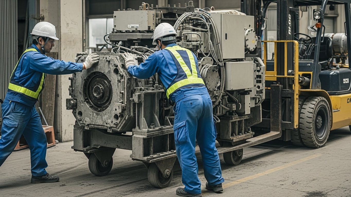 商業施設・工場増設に伴う資材・機械搬入